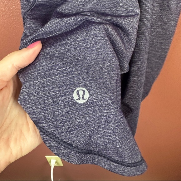 Lululemon Fast As Light Singlet Heathered Midnight Purple Size 6 - Picture 6 of 7